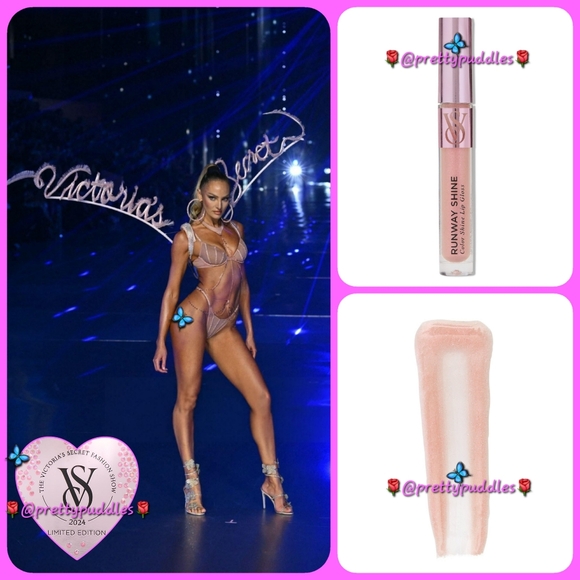 💎 3pc 🪽 VS 2024 Fashion Show Runway Shine Mist, Lotion & Lip Gloss Set 💎